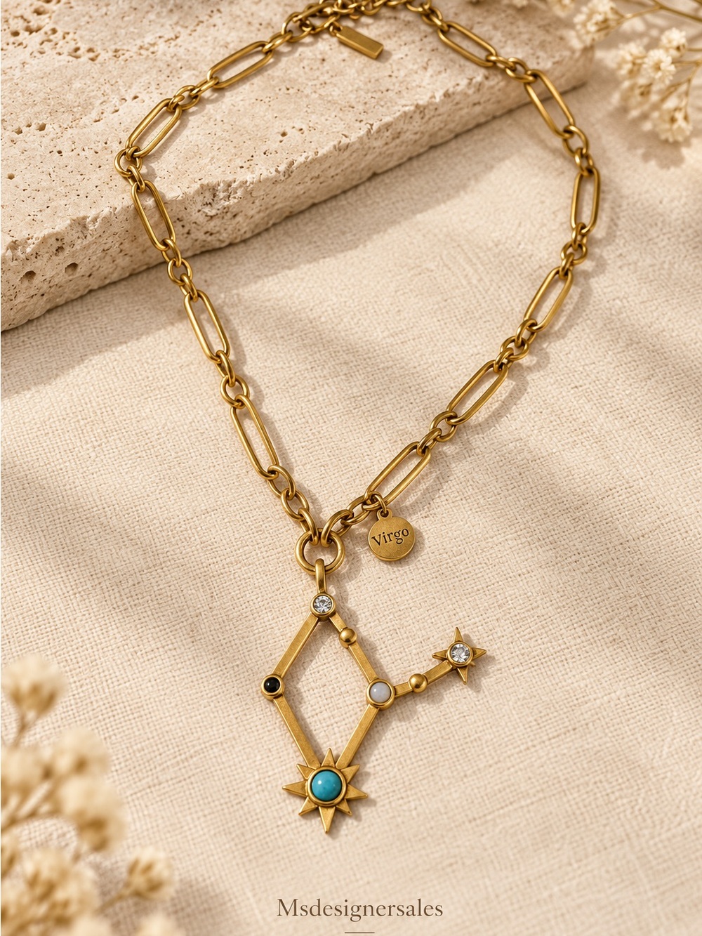 Gold-Tone Pendant Necklace 196